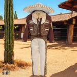 Charro Suit (6-Piece) Brown/Ivory-Boys-1-Chacho's Kids