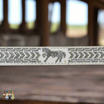 Boys Charro Belt, Silver Horse, Side