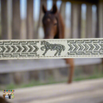 Boys Charro Belt, Silver Horse, Side