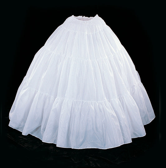 42" Long White Petticoat Crinoline