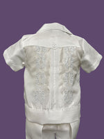 Boys Guayabera Baptism Outfit (442)-Boys-Chacho’s Kids