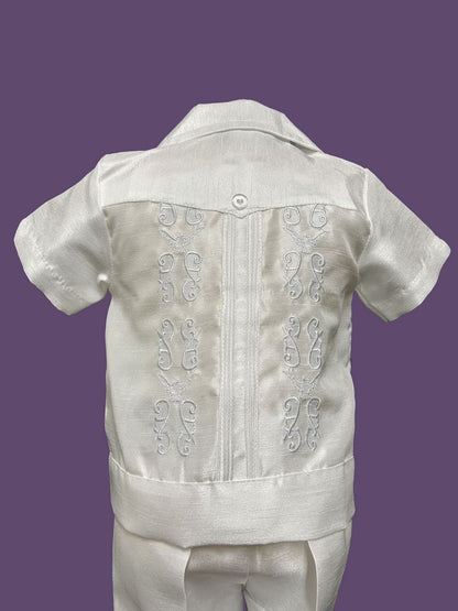 Boys Guayabera Baptism Outfit (442)