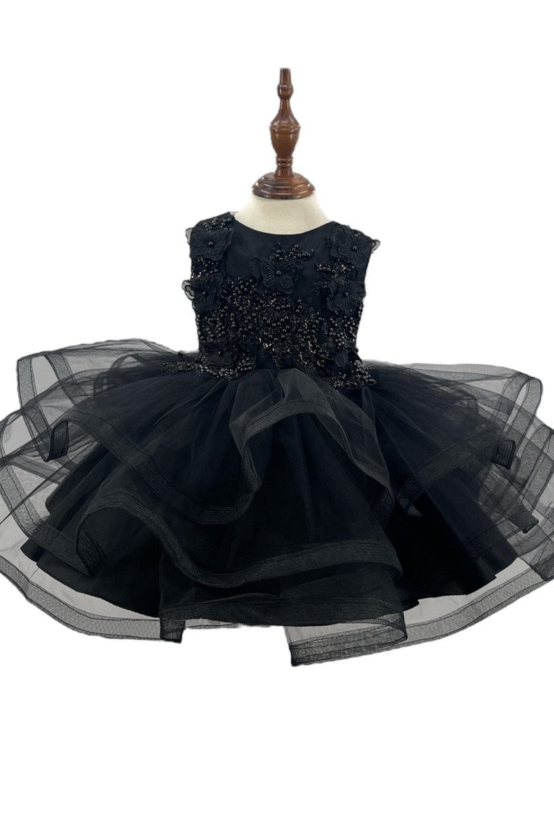 Baby Party / Flower Girl Dress (9149B)-Girls-Chacho's-Kids
