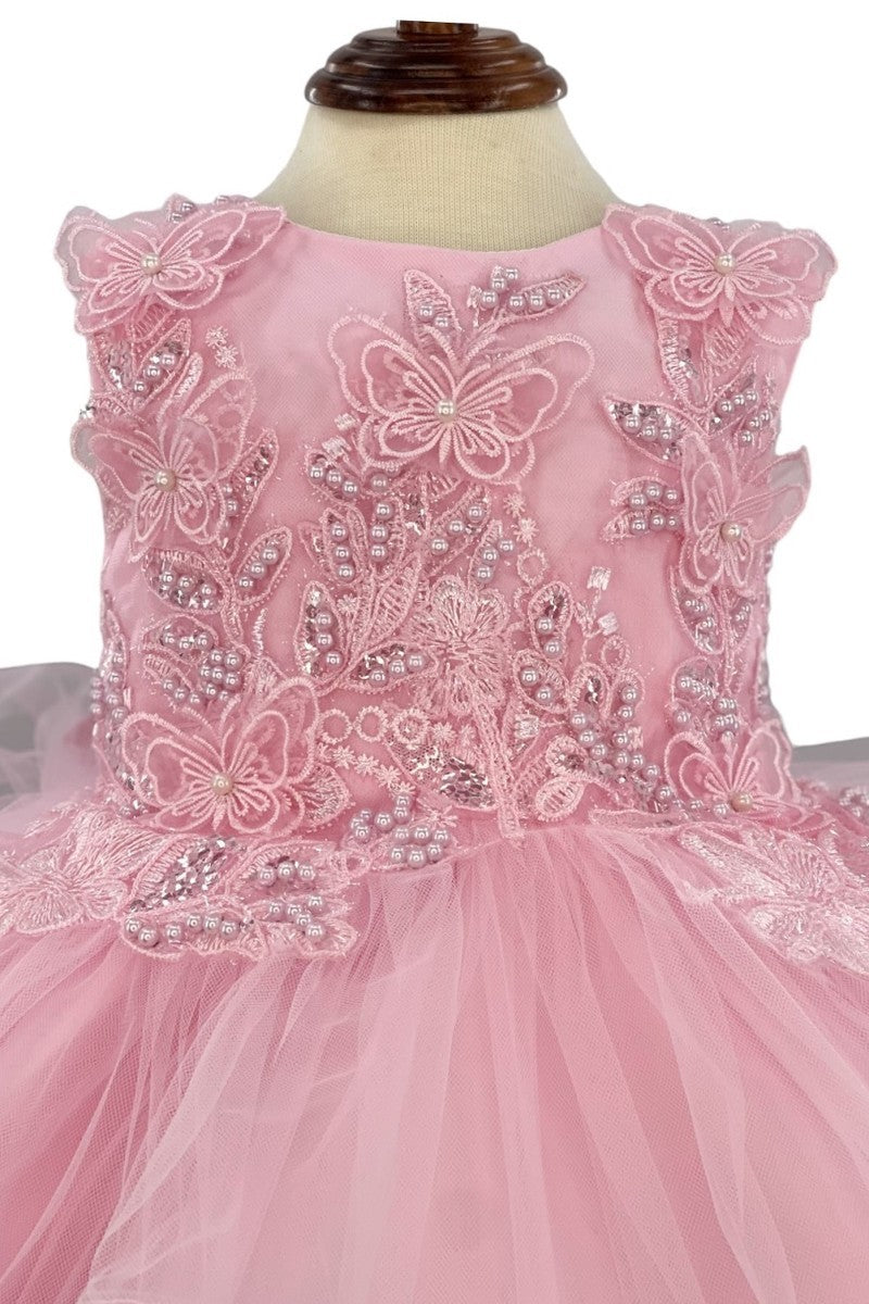 Baby Party / Flower Girl Dress (9149B)-Girls-Chacho's-Kids