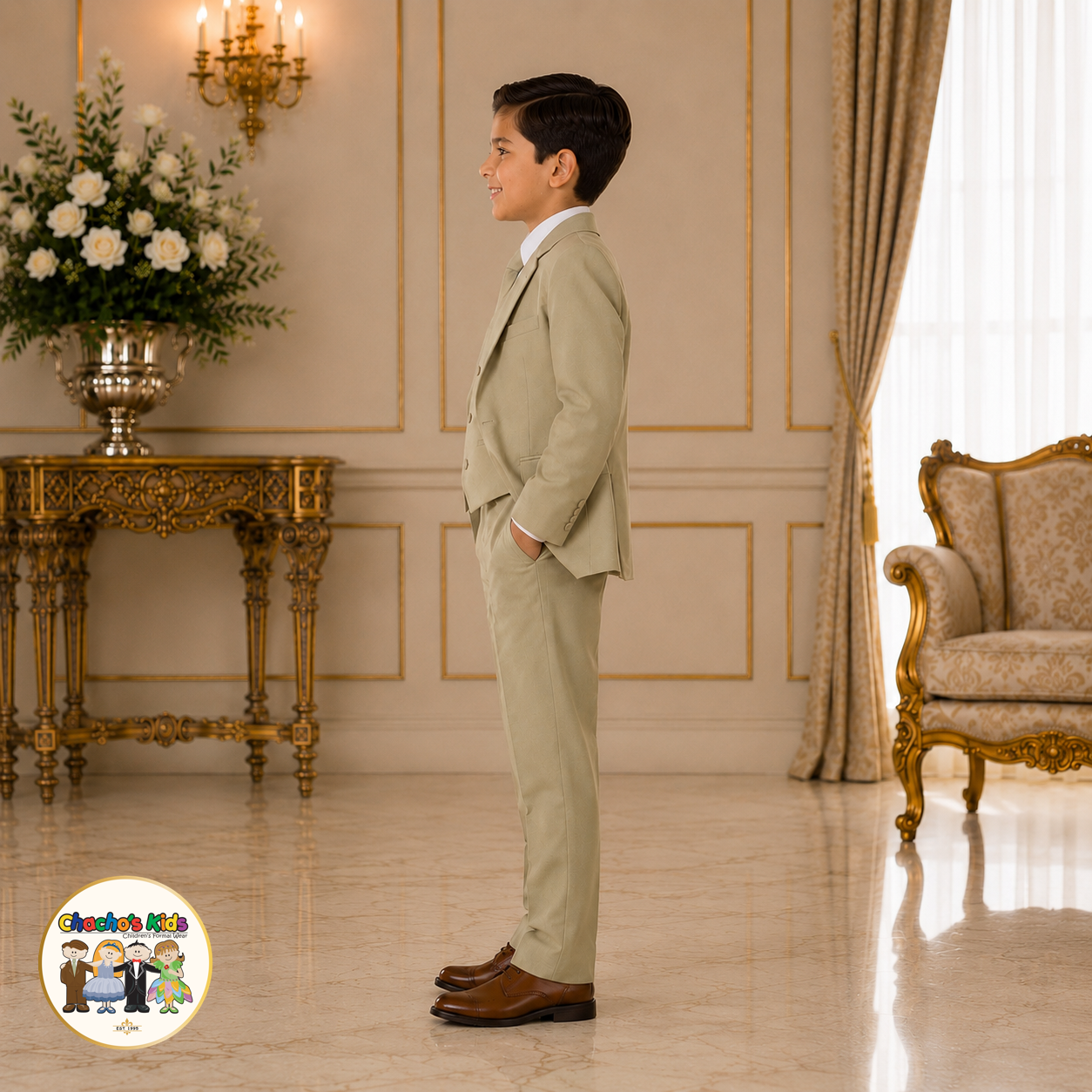 Classic Suit-Camel (BY013)
