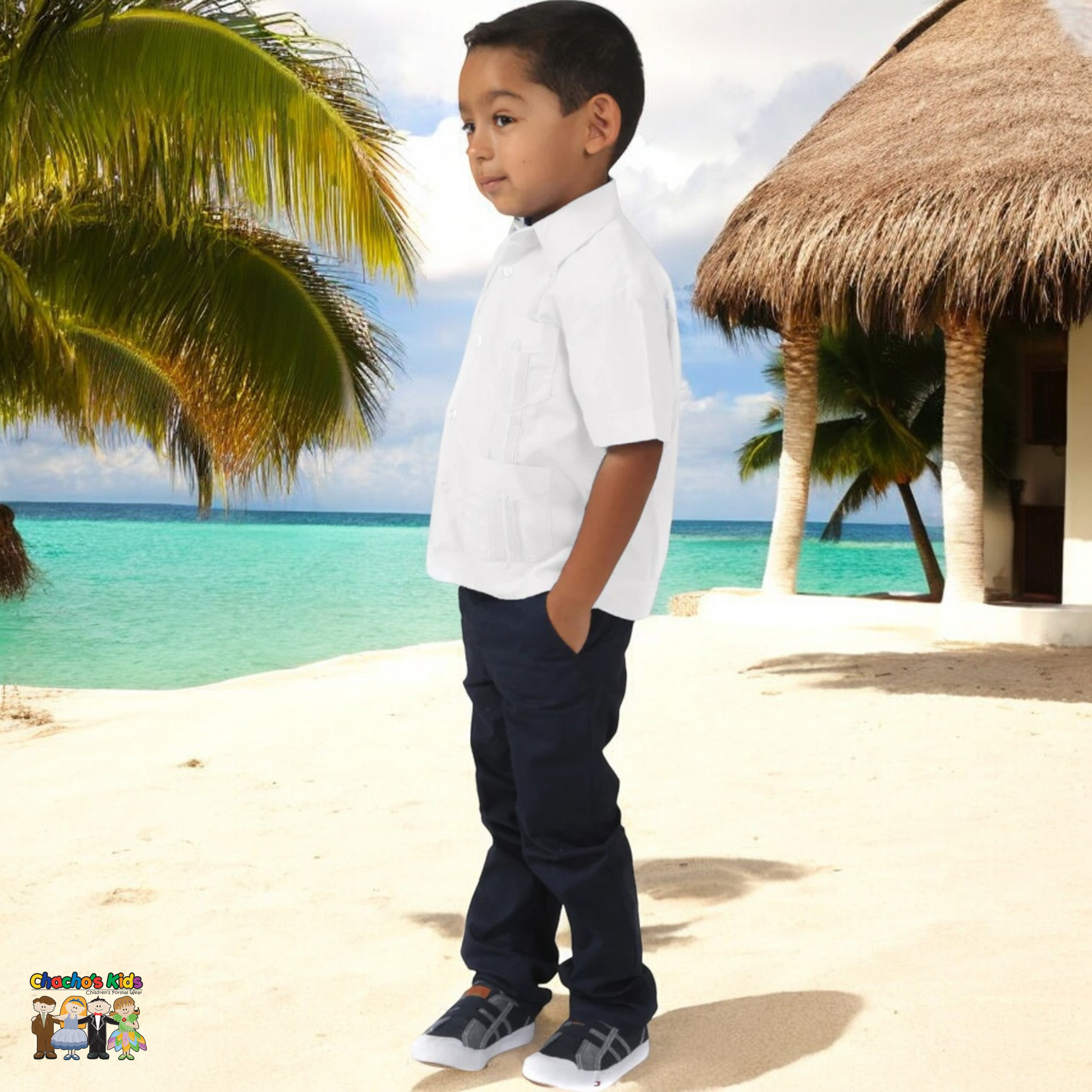 Boys Guayabera (2847)-Boys-Chacho’s Kids