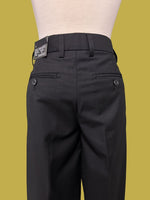 Boy's Dress Pants- Slim Fit (500)-Boys-Black-1-Chacho’s Kids