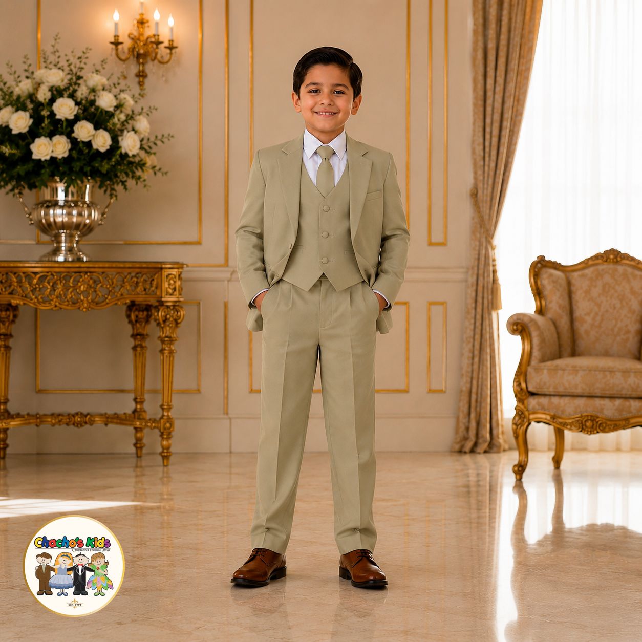 Classic Suit-Camel (BY013)