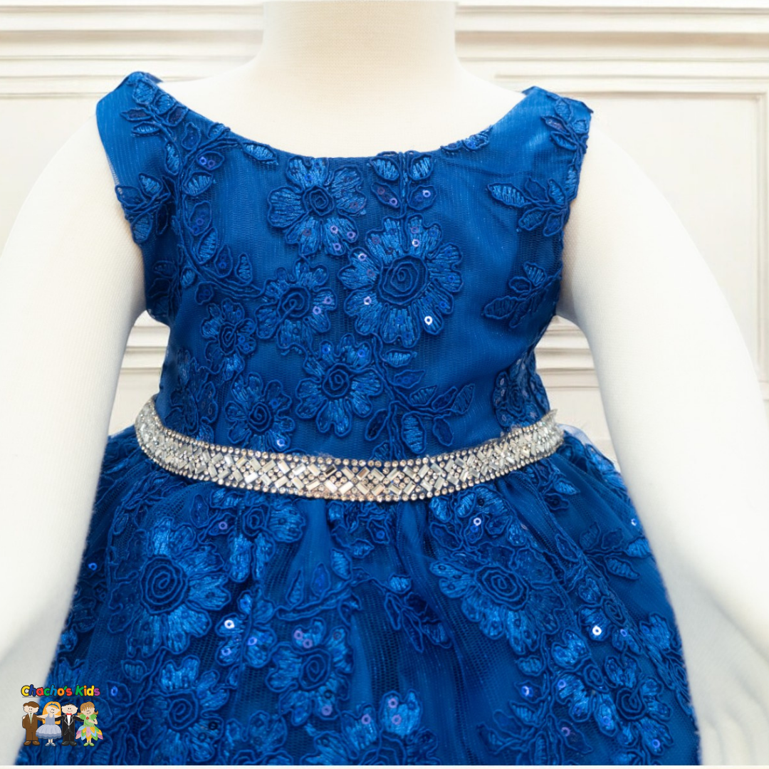 Baby Party / Flower Girl Dress (D-1616)-Girls-Chacho's-Kids