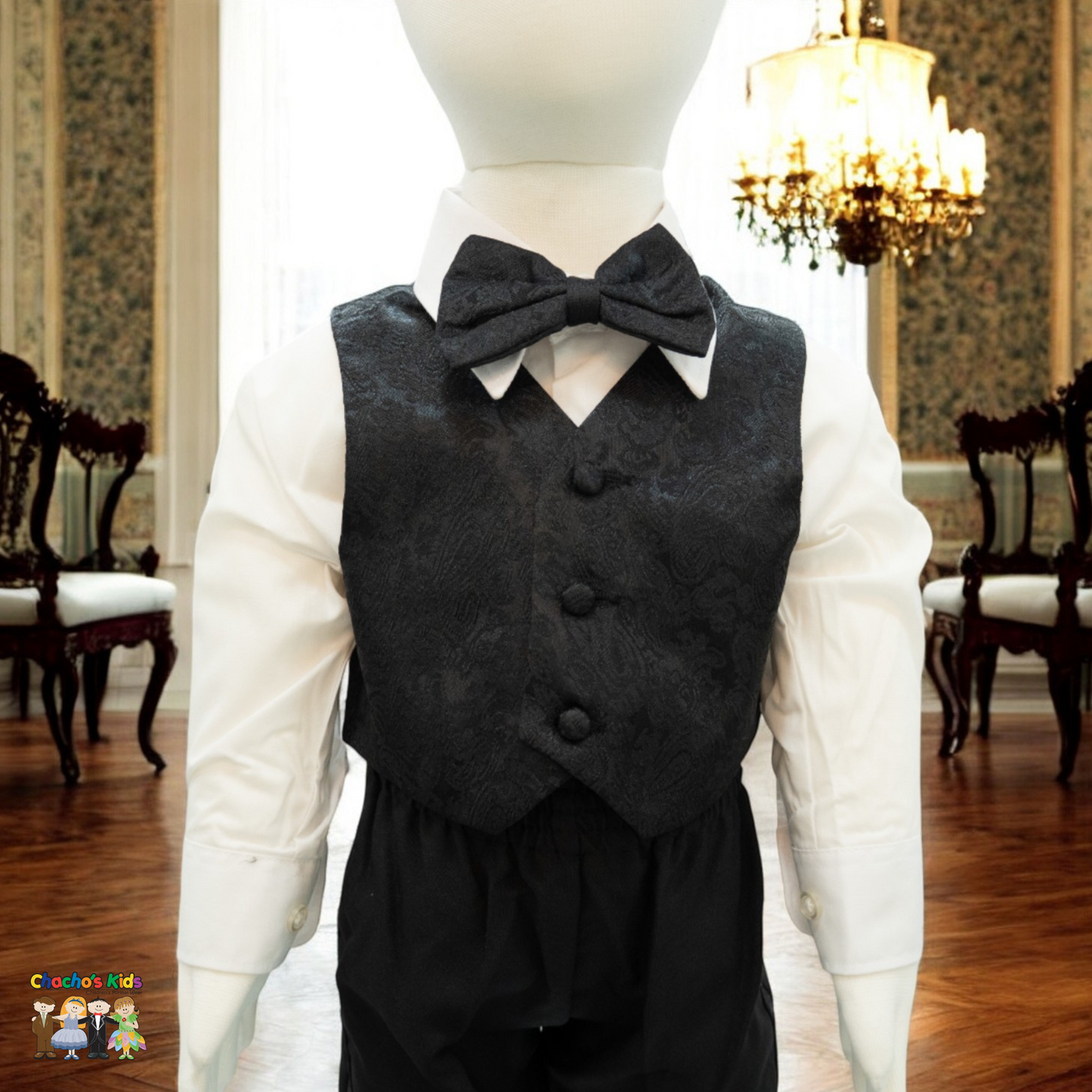 Boy's Penguin Tuxedo (5300)-Boys-Chacho's Kids