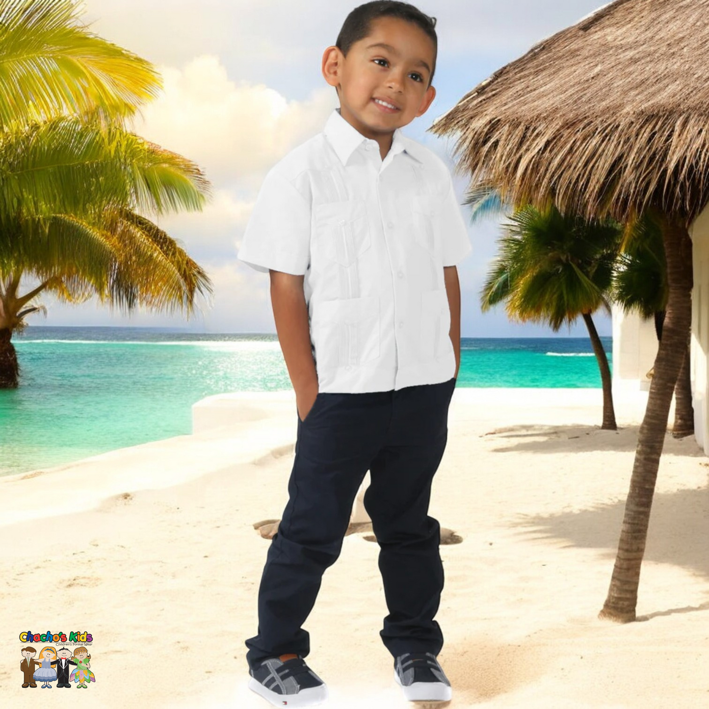 Boys Guayabera (2847)-Boys-Chacho’s Kids