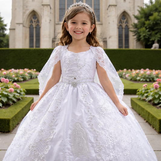 Girls Baptism Dress (B619)