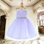 Baby Party / Flower Girl Dress (B-754)-Girls-Lilac-S-Chacho's-Kids