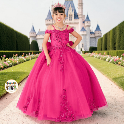 Ball Gown Dress-Mini Quince (8111)