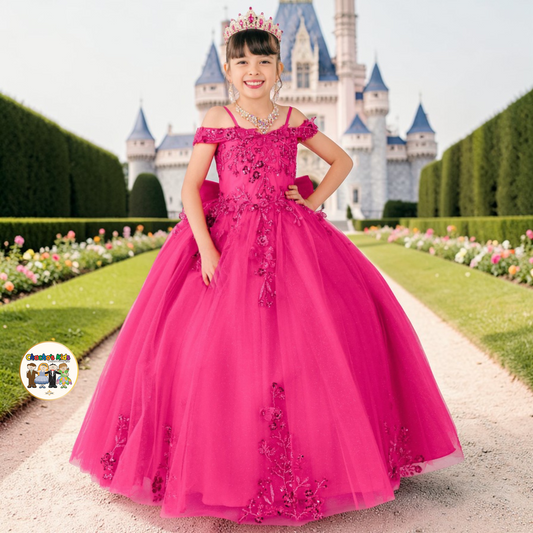 Ball Gown Dress-Mini Quince (8111)