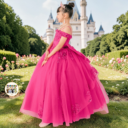 Ball Gown Dress-Mini Quince (8111)