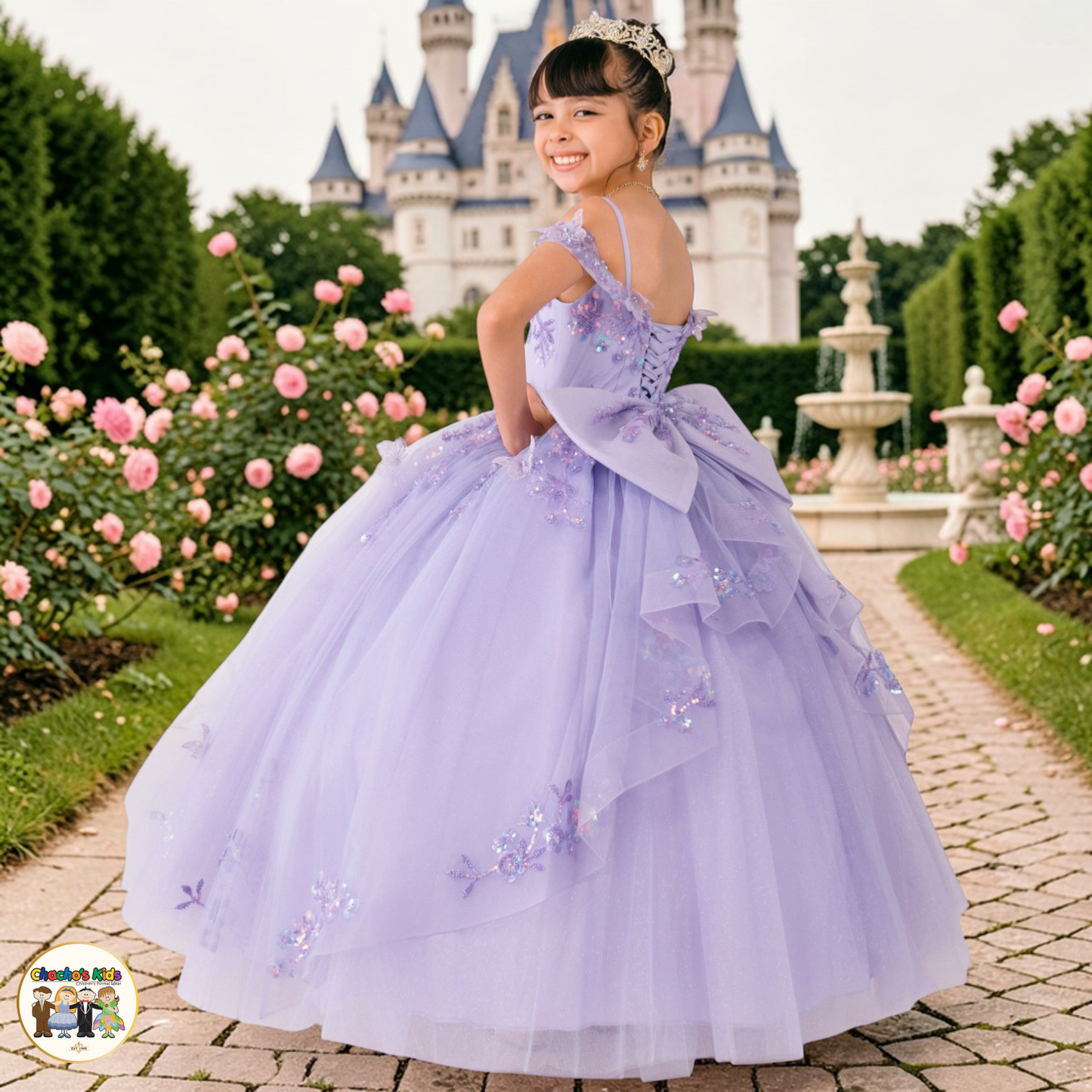 Ball Gown Dress-Mini Quince (8111)