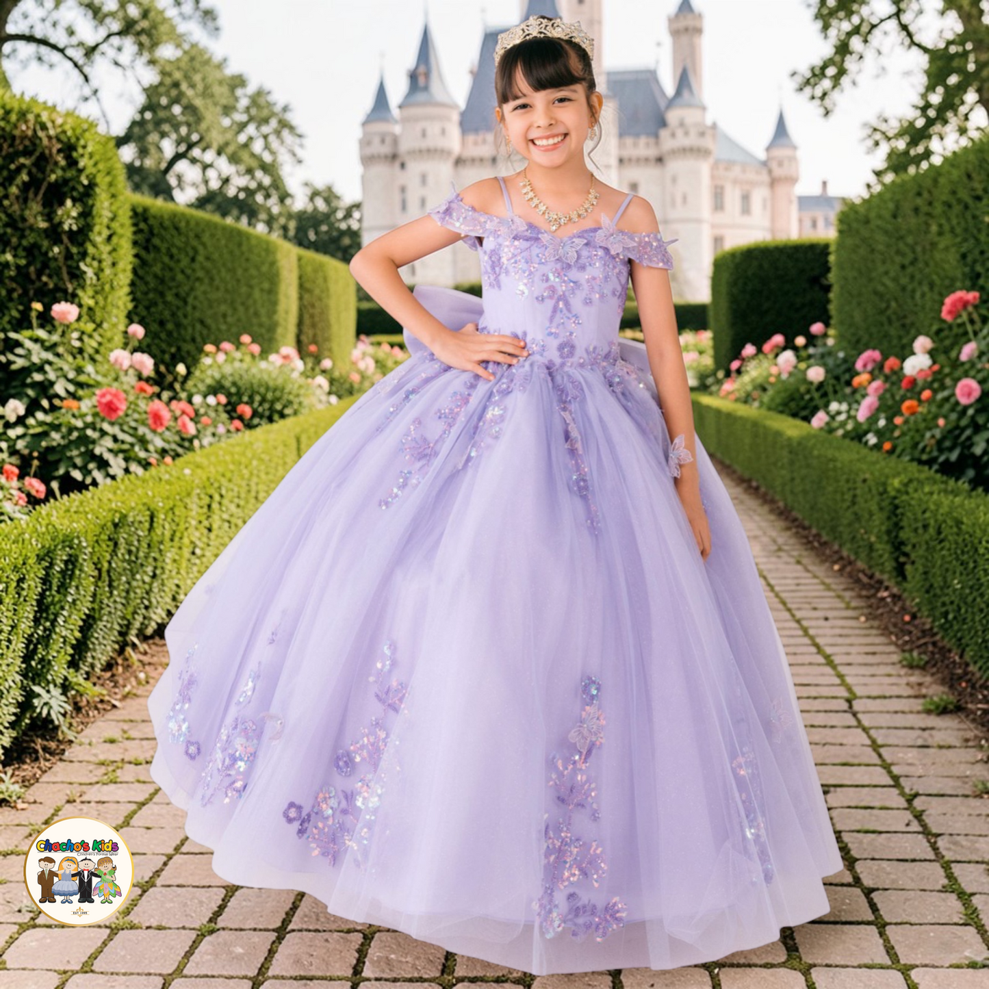 Ball Gown Dress-Mini Quince (8111)