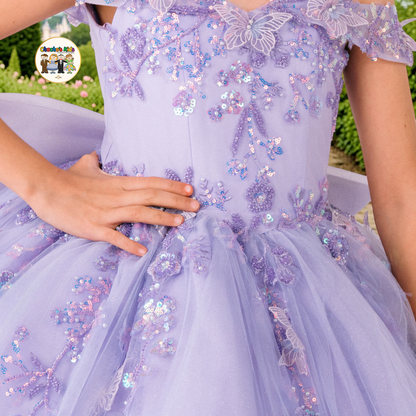 Ball Gown Dress-Mini Quince (8111)