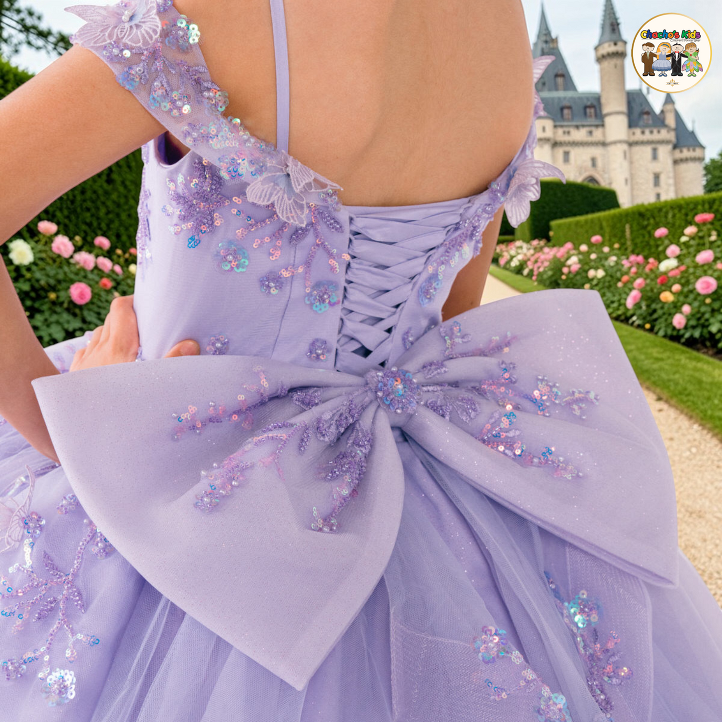 Ball Gown Dress-Mini Quince (8111)