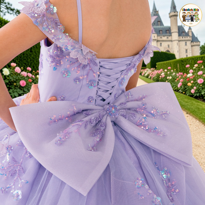 Ball Gown Dress-Mini Quince (8111)