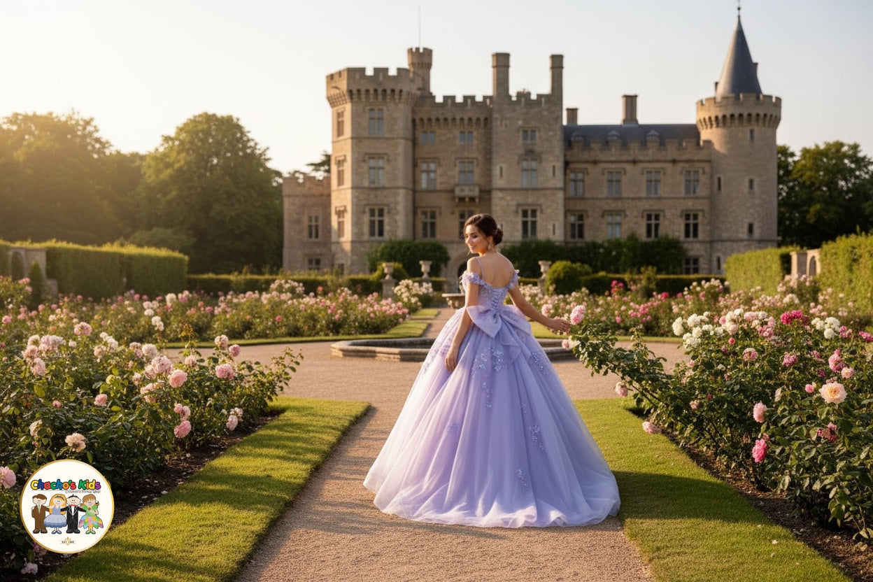 Ball Gown Dress-Mini Quince (8111)