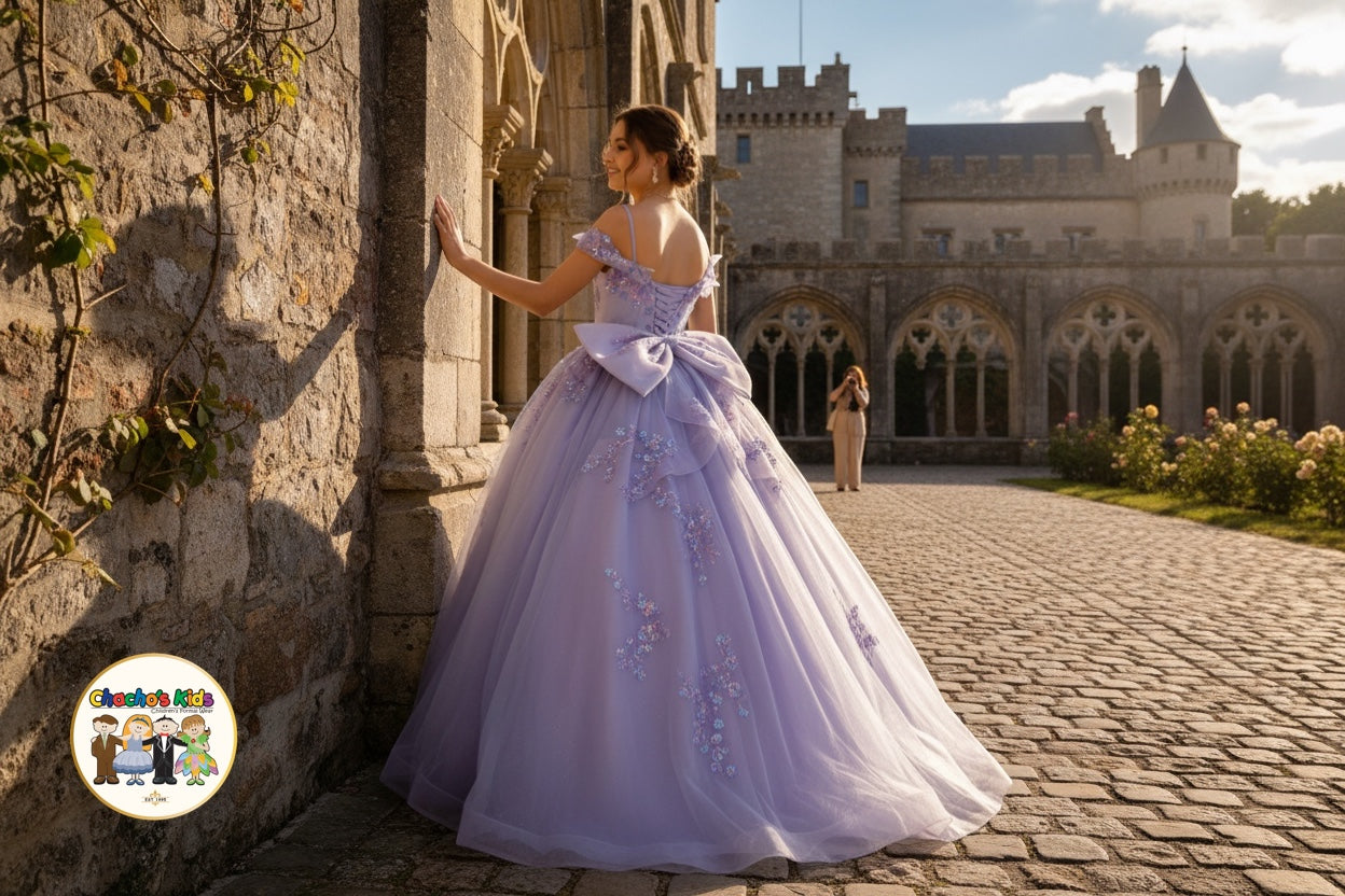 Ball Gown Dress-Mini Quince (8111)