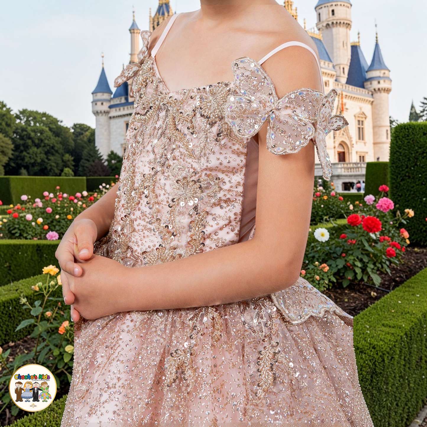 Ball Gown Dress-Mini Quince (8120)