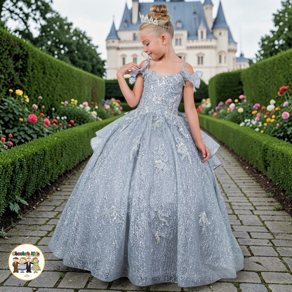 Ball Gown Dress-Mini Quince (8120)