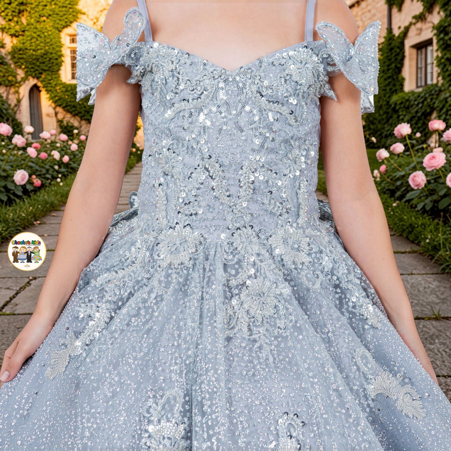 Ball Gown Dress-Mini Quince (8120)