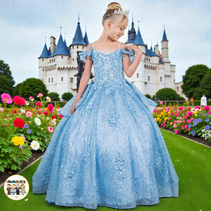 Ball Gown Dress-Mini Quince (8120)