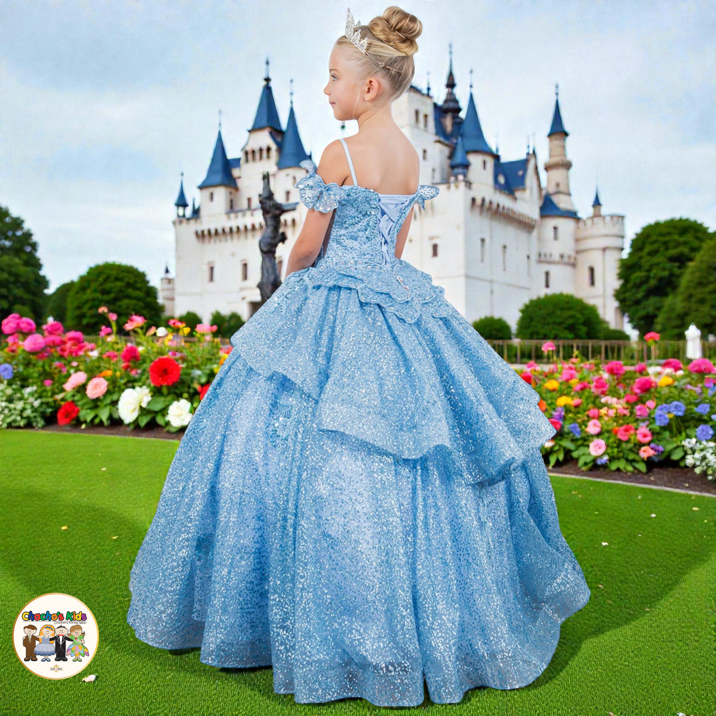 Ball Gown Dress-Mini Quince (8120)