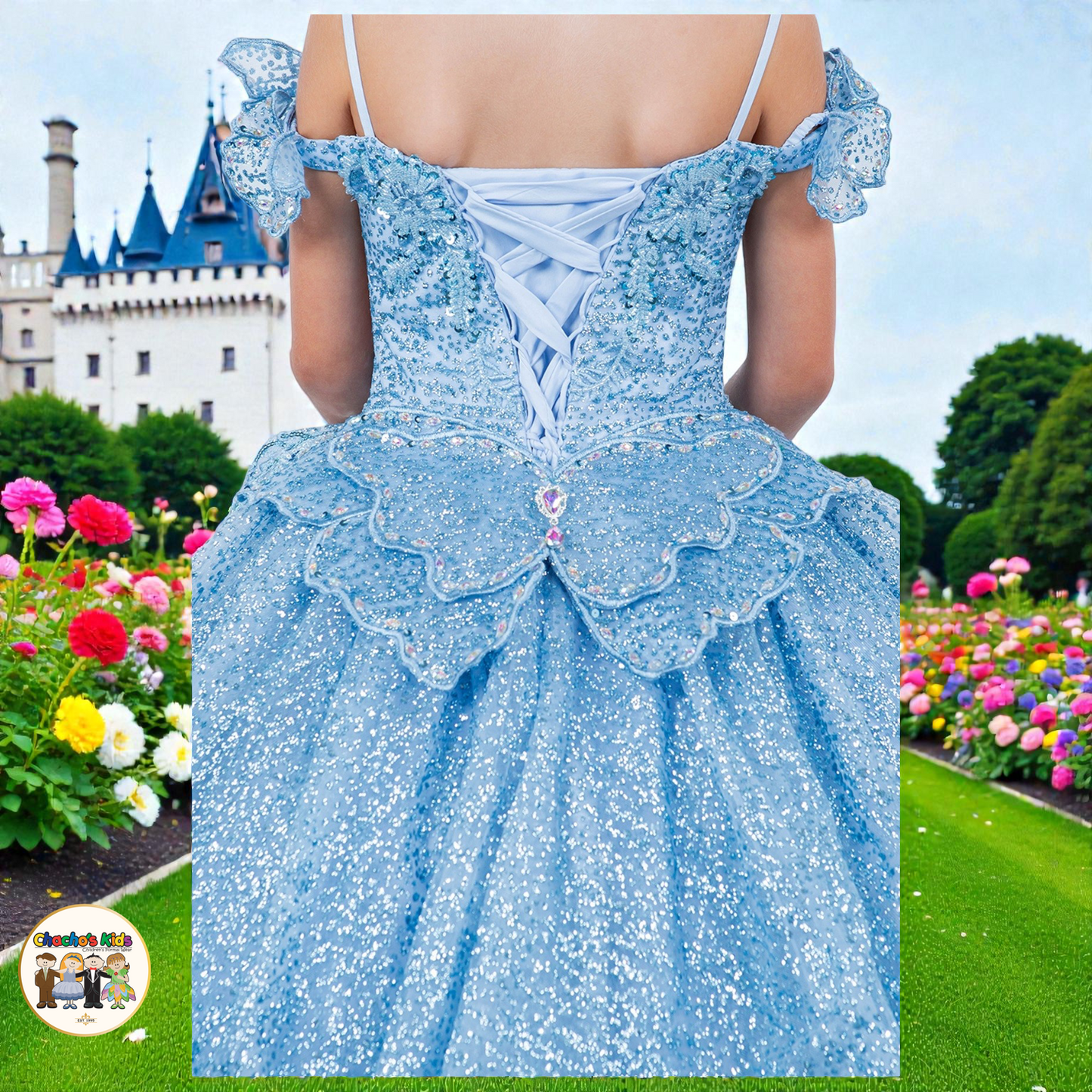 Ball Gown Dress-Mini Quince (8120)