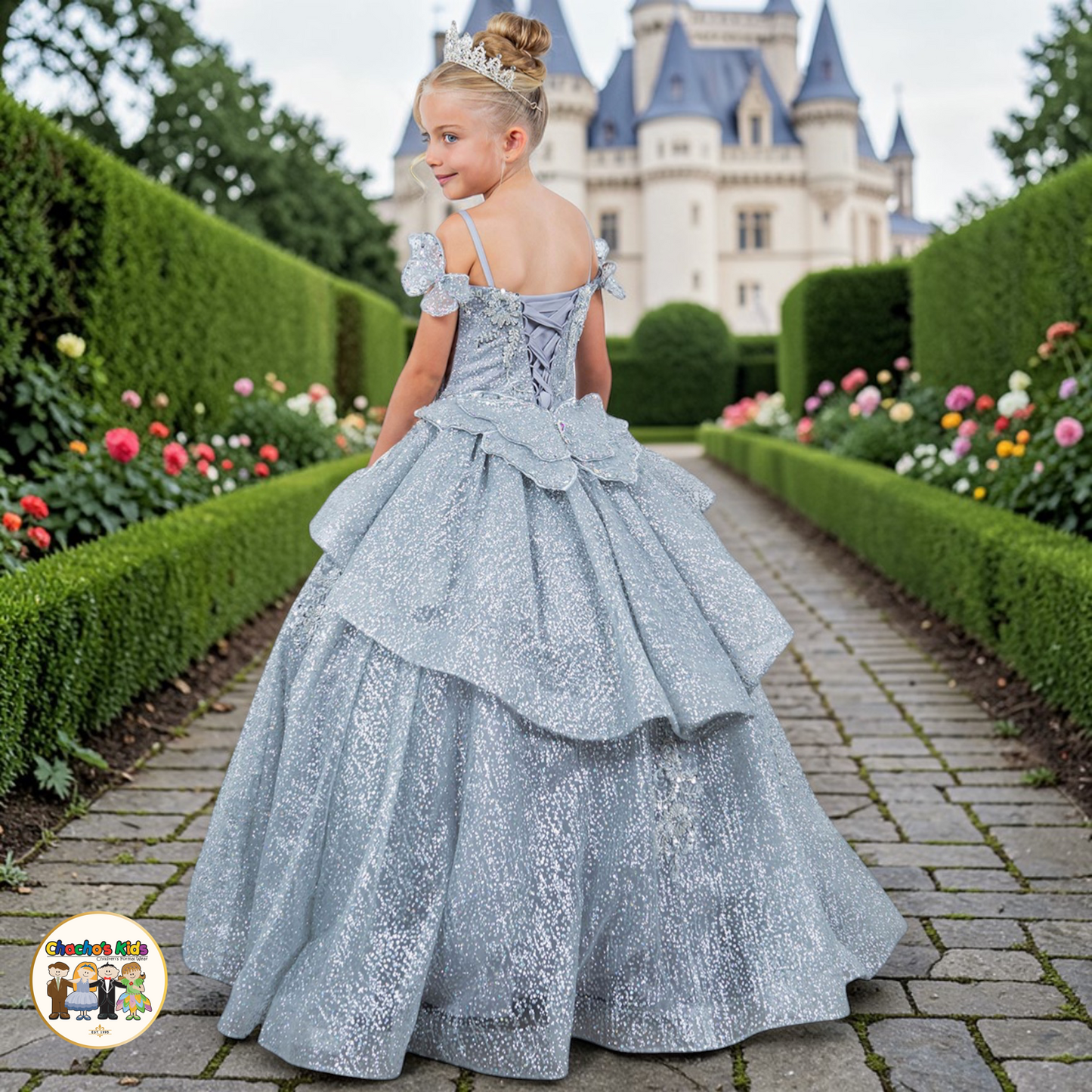 Ball Gown Dress-Mini Quince (8120)