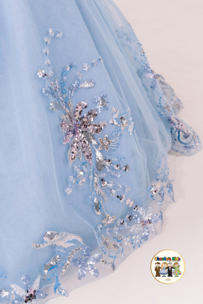Ball Gown Dress-Mini Quince (8125)