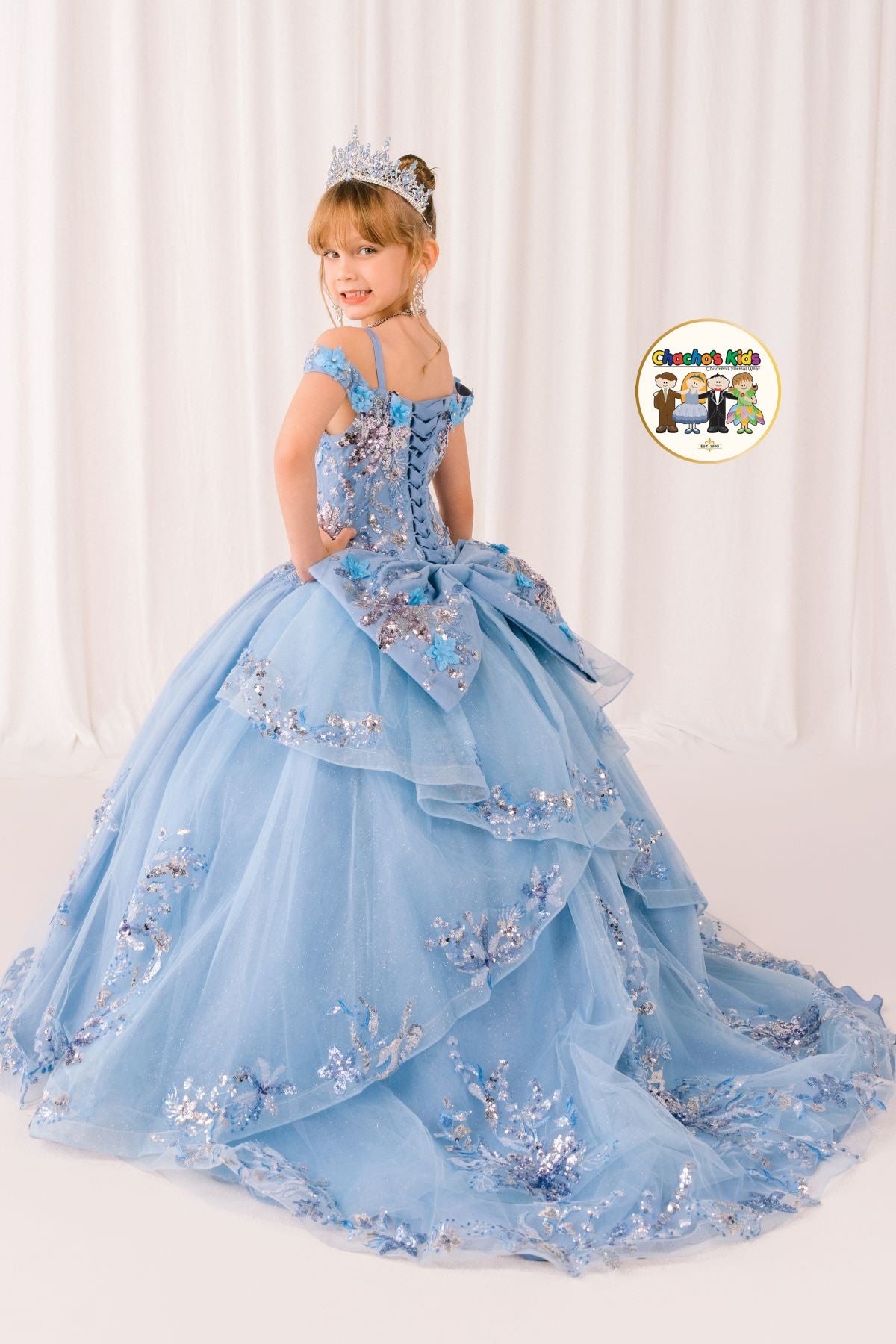 Ball Gown Dress-Mini Quince (8125)