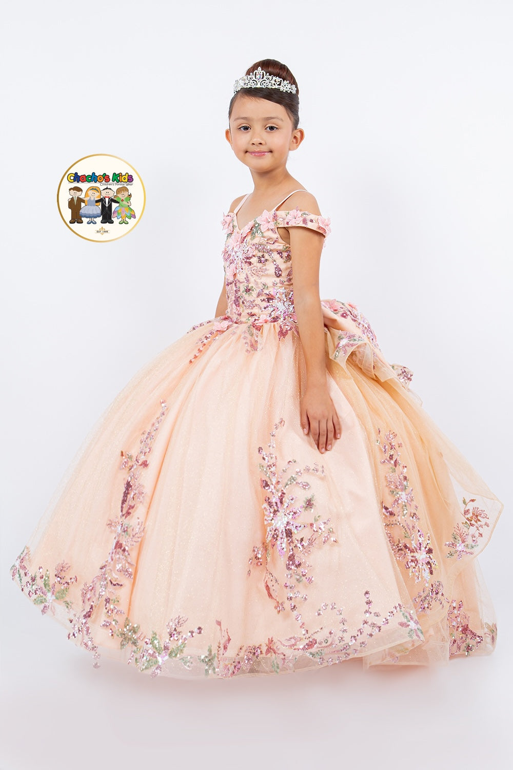 Ball Gown Dress-Mini Quince (8125)