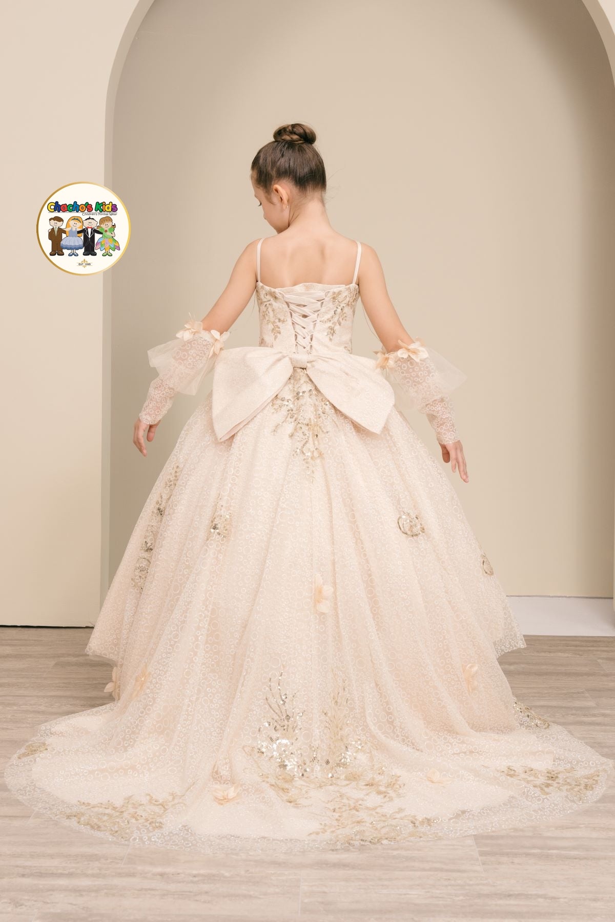 mini ball gown dress Ball Gown Dress-Mini Quince (8385) Dusty Rose / 6