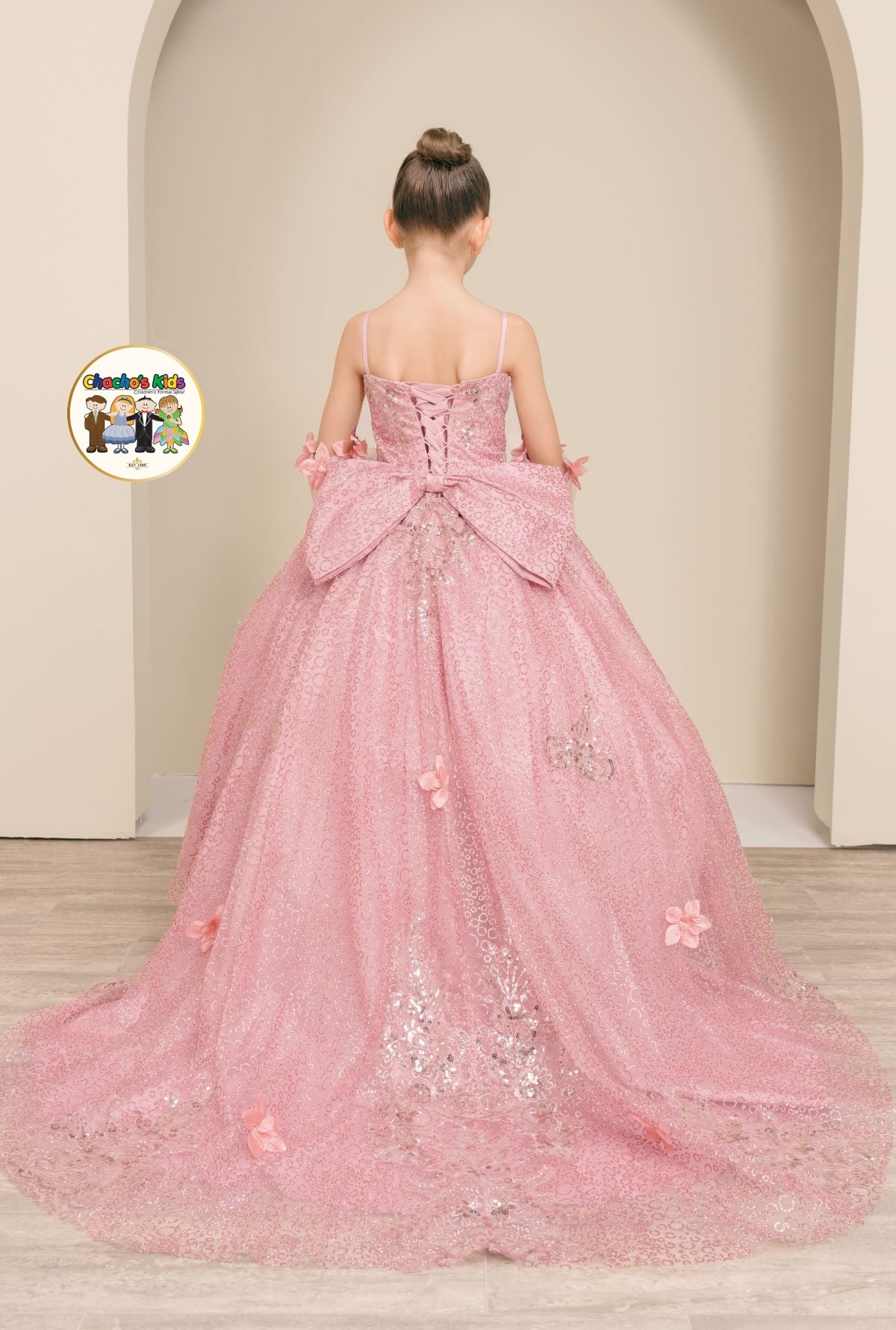 mini ball gown dress Ball Gown Dress-Mini Quince (8385) Dusty Rose / 6