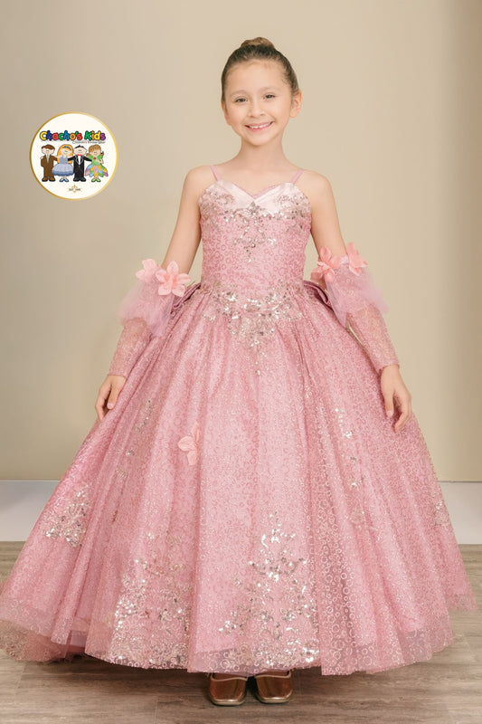 Ball Gown Dress-Mini Quince (8385)