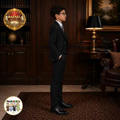 Rafael Milano Premium Boys Suit (Black)