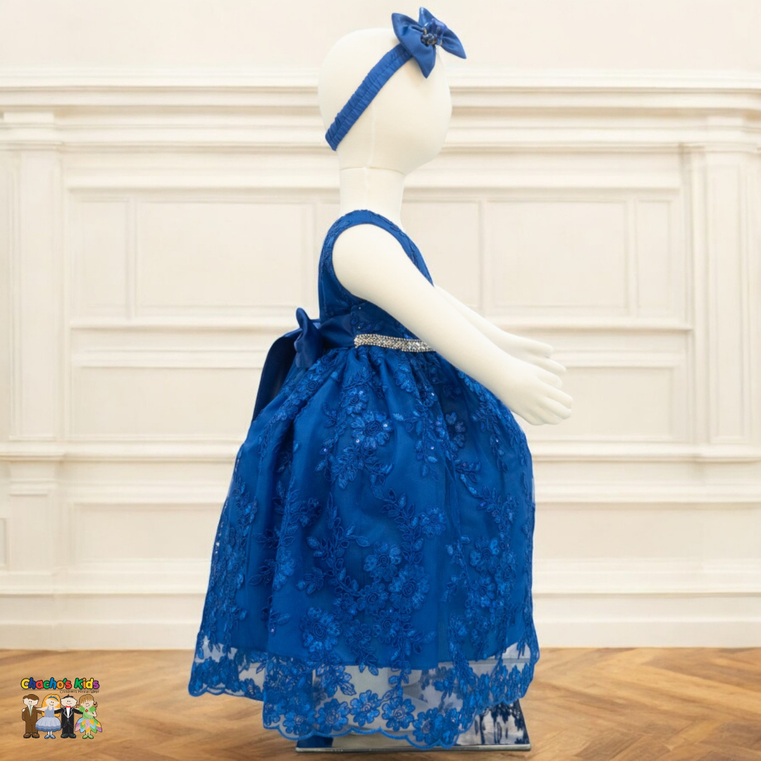 Baby Party / Flower Girl Dress (D-1616)-Girls-Chacho's-Kids