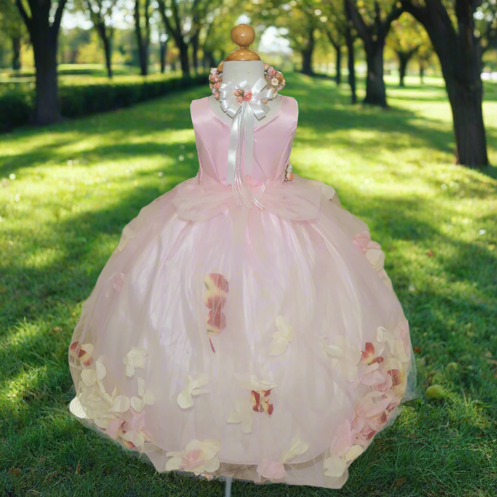 Party/Flower Girl Dress (D1100)-Girls-Chacho's Kids
