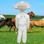 Charro Baptism (6-Piece) (White/Horse/Silver)-Boys-Chacho's Kids