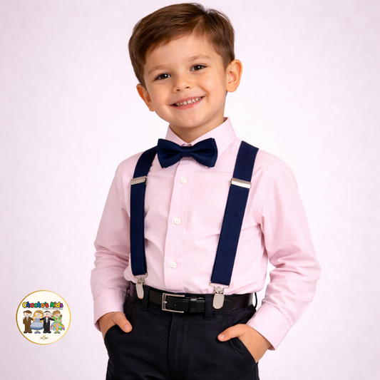Kids Suspenders-Navy Blue (SPT-02)