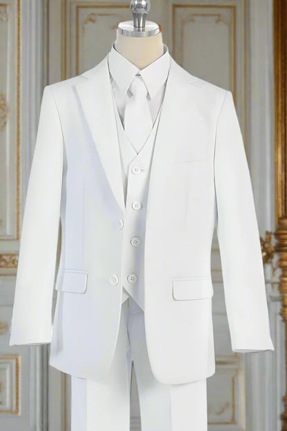 Classic Suit White (BJ4005-Husky)