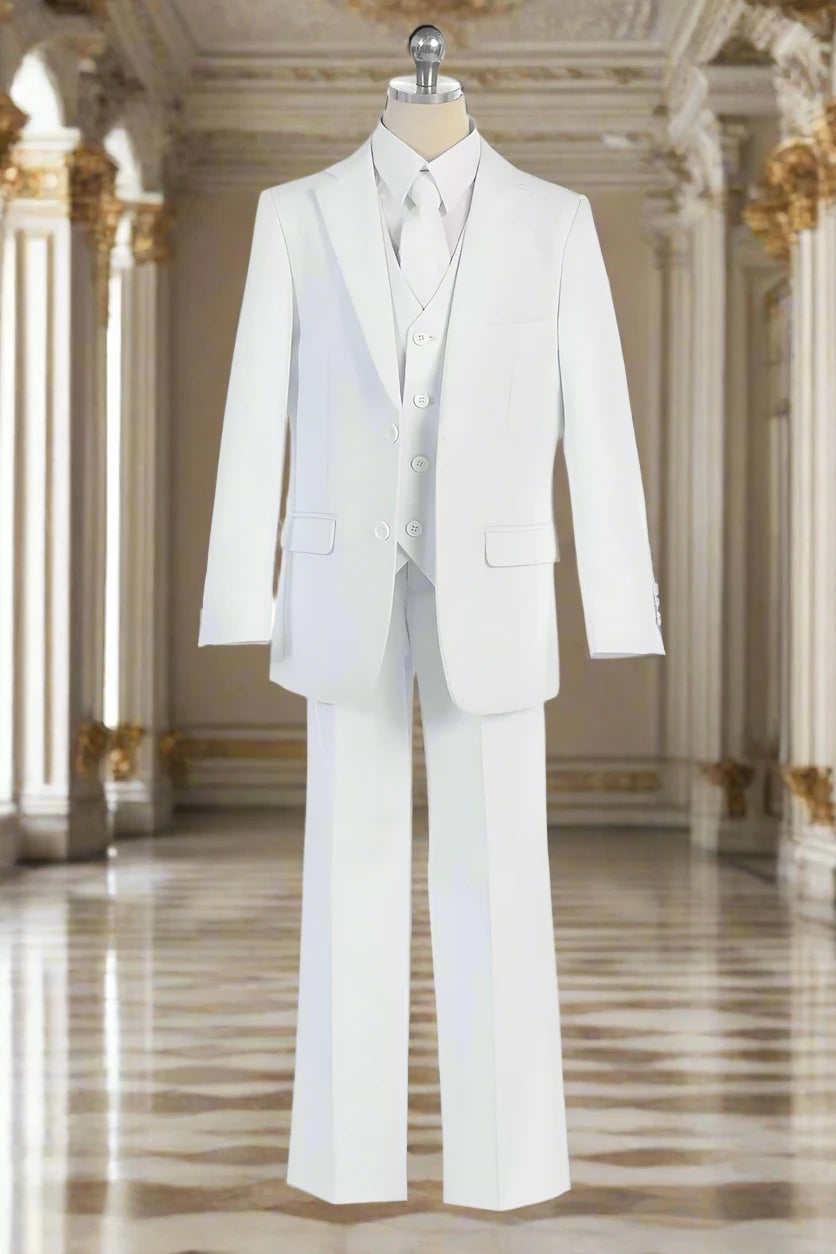 Classic Suit White (BJ4005-Husky)