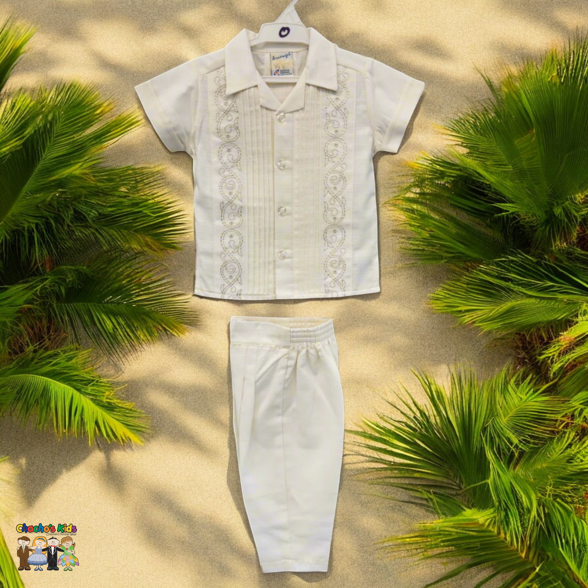 Boys Guayabera Sets (Archangel)-Boys-0-Chacho’s Kids