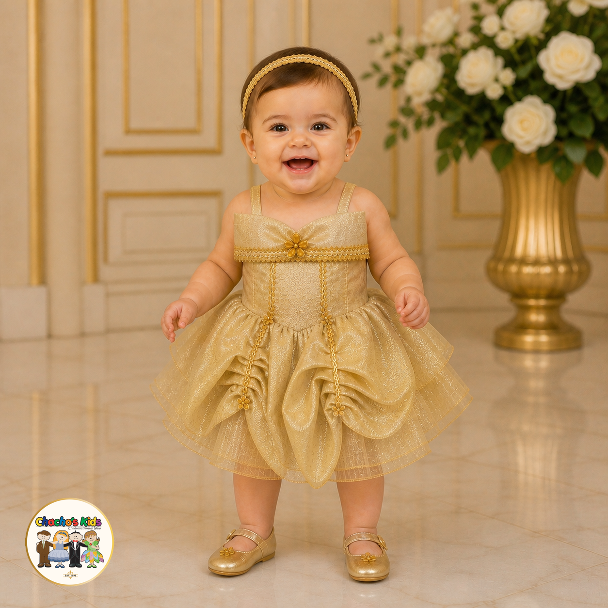 Baby Beauty & Beast Gala Princess Dress