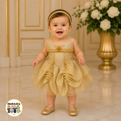 Baby Beauty & Beast Gala Princess Dress